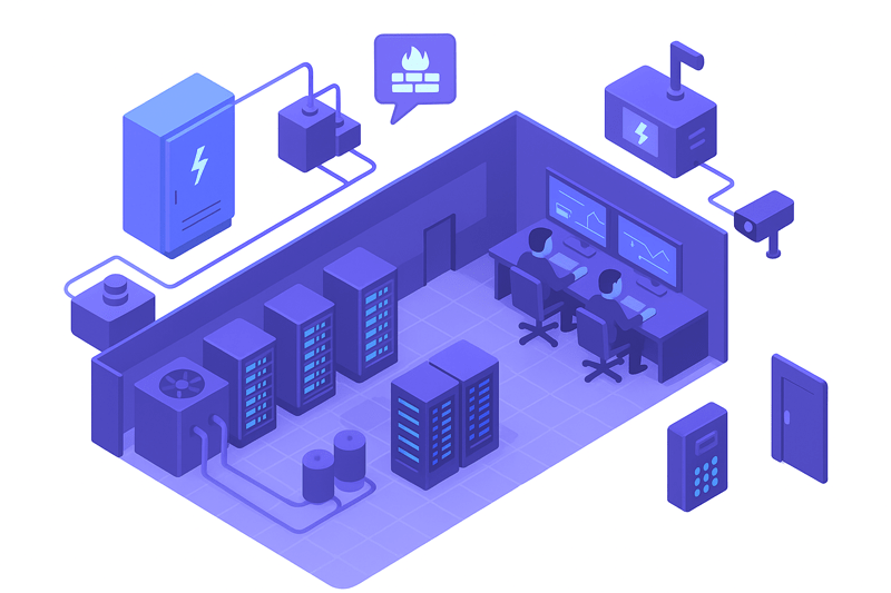 بخش های دیتاسنتر